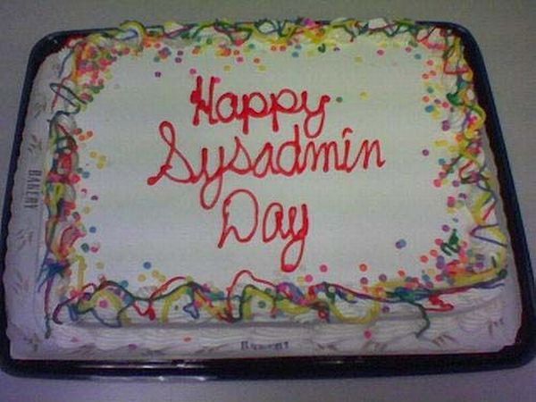 SysAdmin Day Cake SysAdmin Day Cake